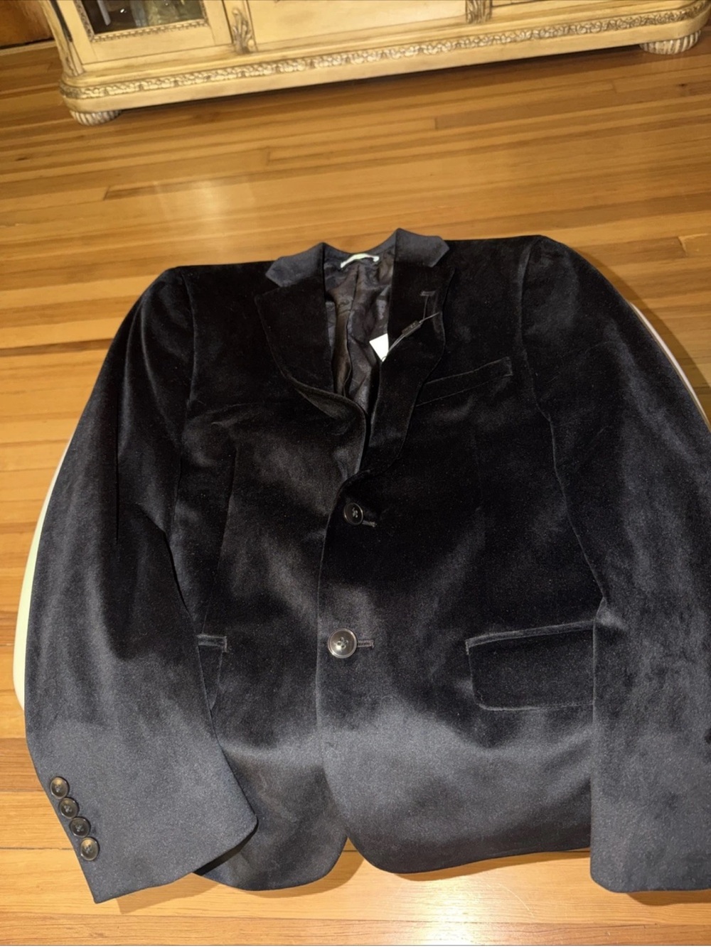 Macy's Black Velvet Men's Blazer